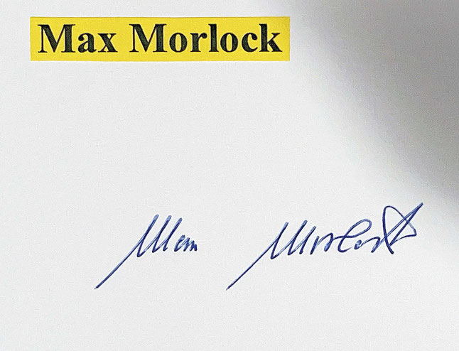 Autograph Max Morlock Autogramm