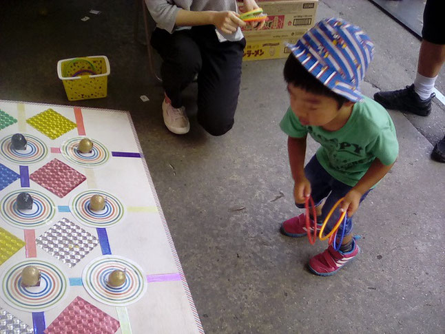 奈良競輪イベント　わなげ