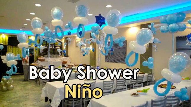 ideas para baby shower de niño