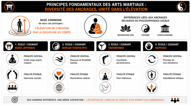 Principes fondamentaux des arts martiaux