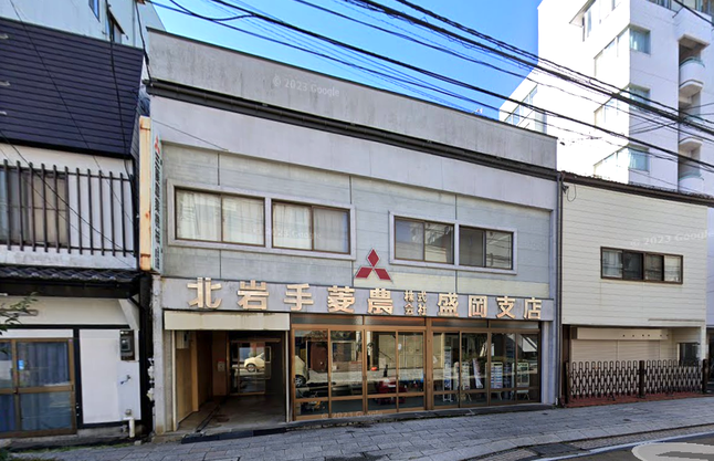 岩手三菱農機さん　こちらの前に出店しております。