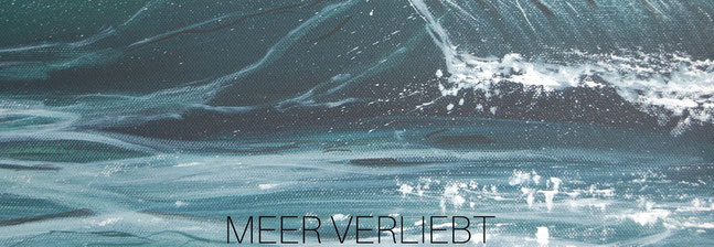 Usschnitt aus einem Meeresgemälde, Meerbilder gemalt online kaufen