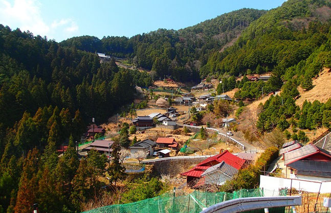 和歌山県高野町の山村