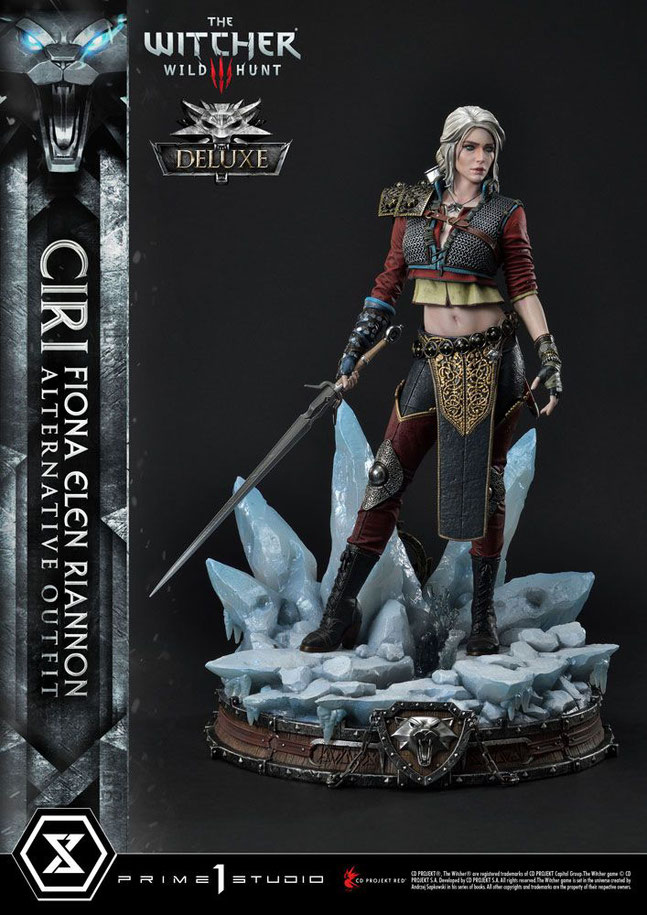 Cirilla Fiona Elen Riannon Alternative Outfit Deluxe Bonus Version 1/4 Witcher 3 Wild Hunt Video Game Statue 55cm Prime 1 Studio