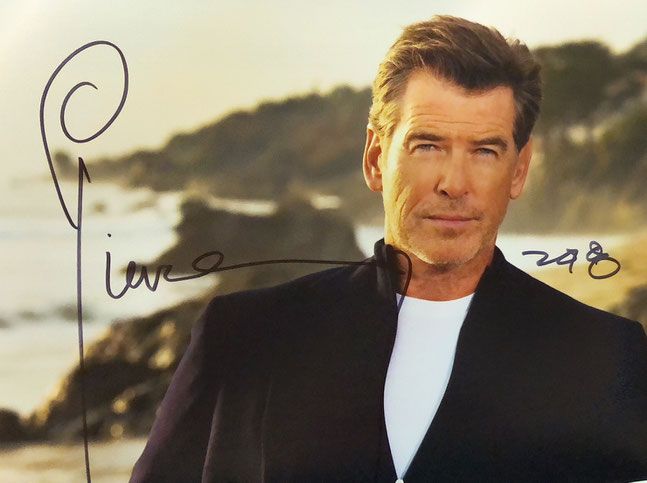 Autograph Pierce Brosnan Autogramm