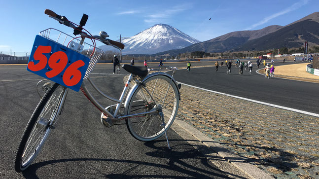 コースから見える富士山