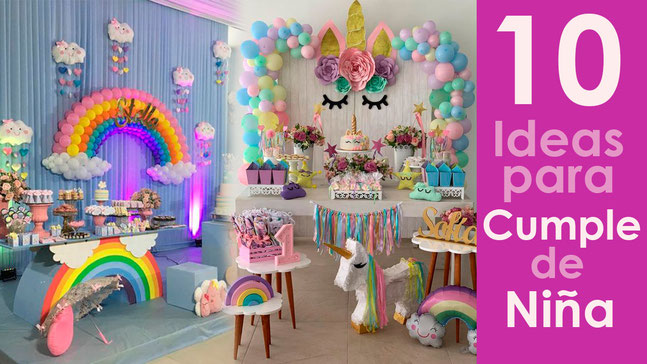 10 ideas para cumpleaños de niña