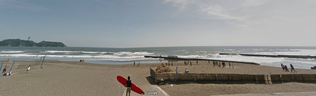 鵠沼(引地川河口)2 湘南サーフポイント 藤沢エリア サーファーズオーシャンSurfersOcean