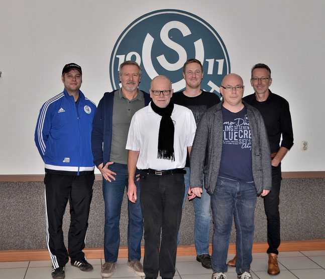 Von li.: Julian Murd, Joachim Horzella, Walter Weiland 1. Vorsitzender, Marc Simon , Ralf Dieter Wiesner, Uwe Becker 