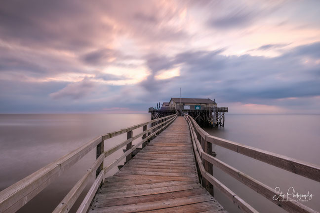 Sankt Peter-Ording, Strandbar 54, Langzeitbelichtung, 2024, ©Silly Photography