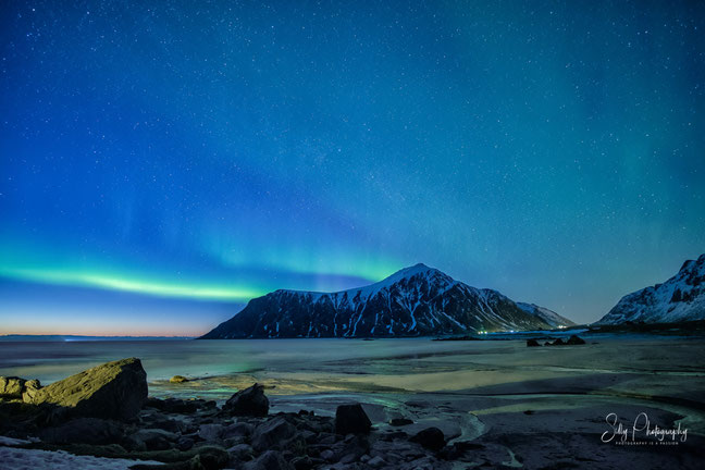 Lofoten / Flakstad, Aurora, Polarlicht, 2019, ©Silly Photography