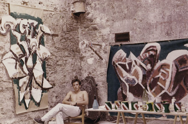 1982, Etudiant aux beaux arts de Nantes.