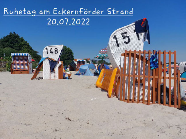 Ruhetag Strand Eckernförde 