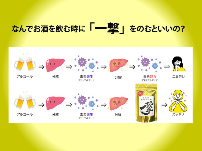 二日酔いを解消する野草の一撃