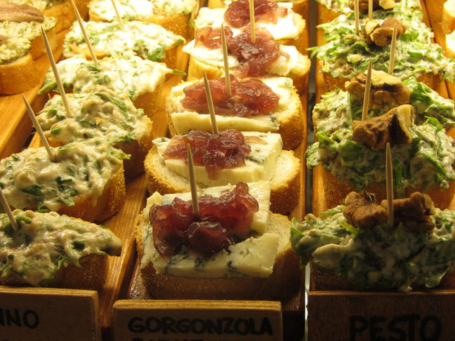 Cicchetti - Typical bits in Venice! 