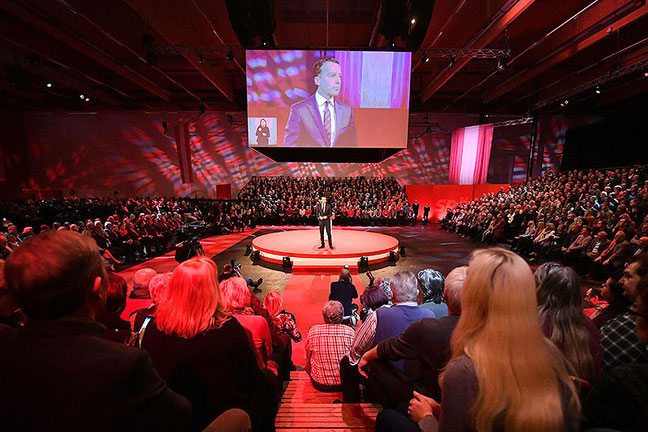 Der Kanzler in Wels (Foto: ORF)