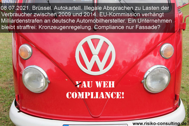 Illegale Absprachen können zu hohen Kartellstrafen führen. Wichtig: Die Kronzeugenregelung.