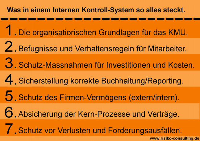 Ein Internes Kontroll-System hat für KMU viele Vorteile. Es ist ein stabiler Schutzwall gegen Schäden, Fehler und Verluste.