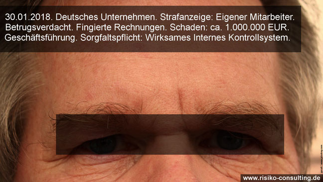 Mitarbeiterbetrug mit fingierten Rechnungen. Wichtig: Risikomanagement. Schutz durch wirksames IKS.