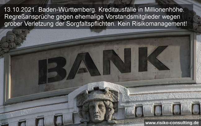 Grobe Verletzung der Sorgfaltspflichten führt zu Haftungsproblemen. Risikomanagement schützt.