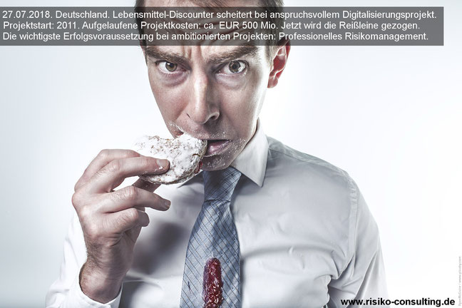 EDV-Projekt scheitert. Wichtig: Professionelles Risikomanagement.