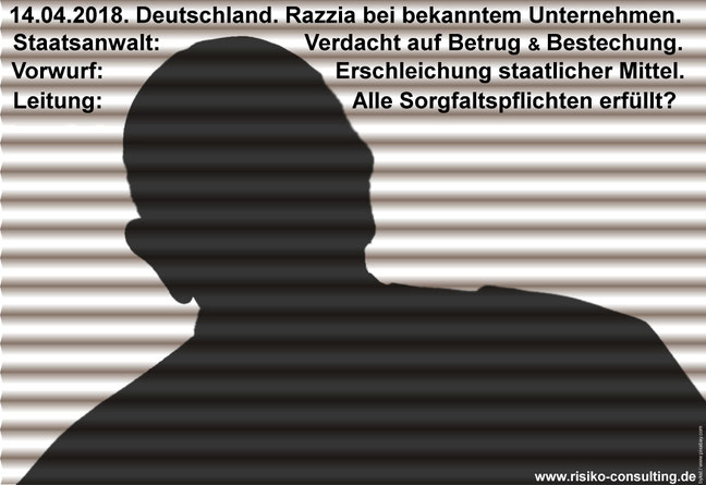 Kein Internes Kontrollsystem - Sorgfaltspflichten nicht erfüllt.