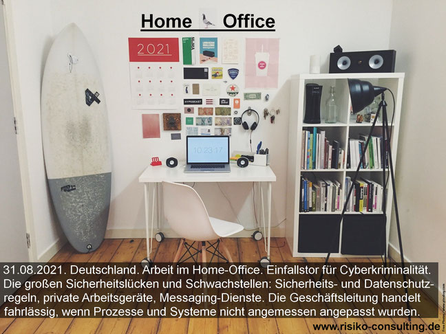 Home-Office. Das Einfallstor für Cyberkriminalität.