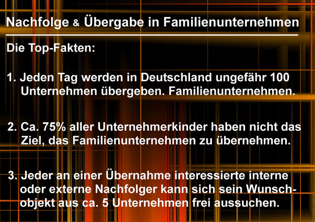 Risiko-Consulting: Fakten bei der Nachfolge & Übergabe von Familienunternehmen