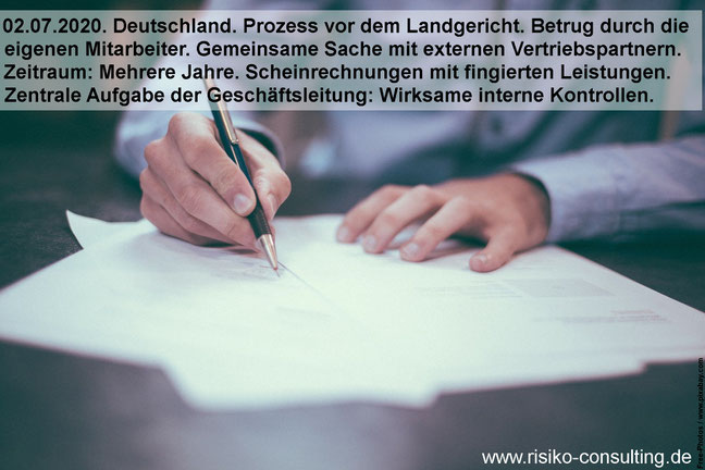 Betrug durch die eigenen Mitarbeiter - Mit fingierten Rechnungen