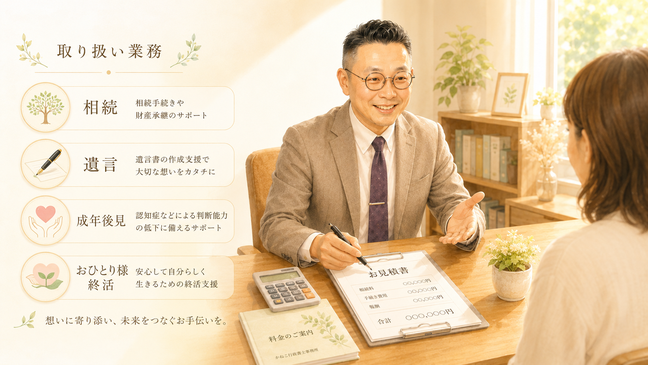 宮崎市で相続・遺言・成年後見・終活を相談できるかねこ行政書士事務所