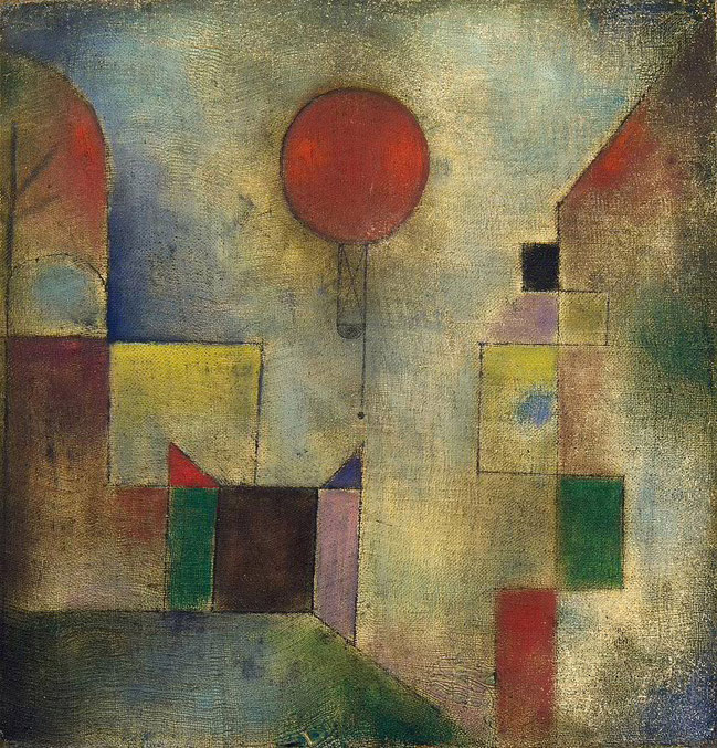 The Red Balloon, Paul Klee, 1922