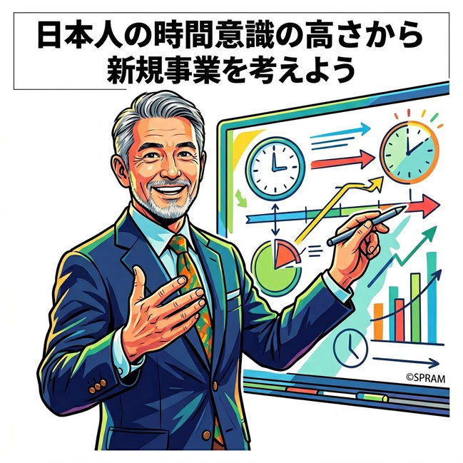 日本人の時間意識の高さから新規事業を考えよう