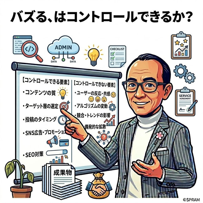 バズる、はコントロールできるか?