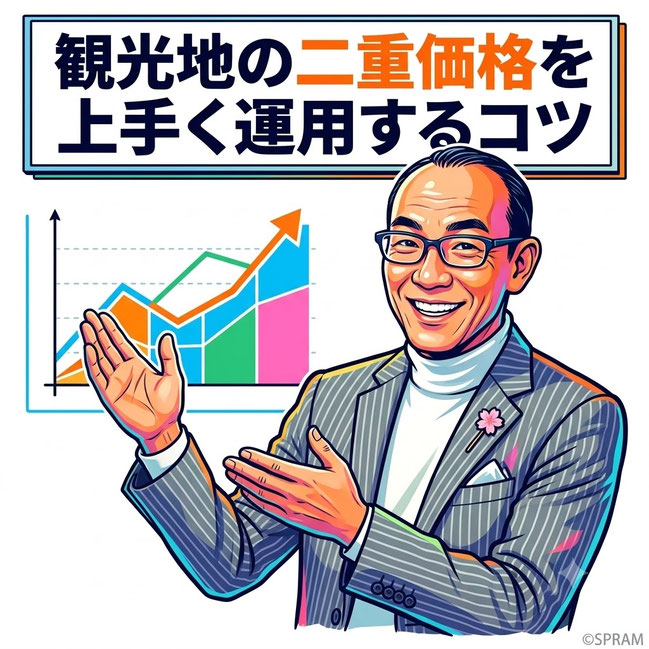 ▲観光地の二重価格を上手く運用するコツ