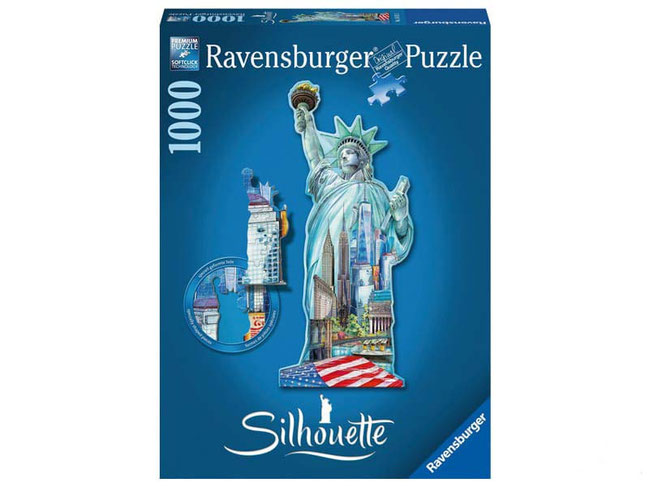 Bei der Bestellung erhalten Sie das Ravensburger Paket 16151 "Silhouette Freiheitsstatue", 1000tlg.