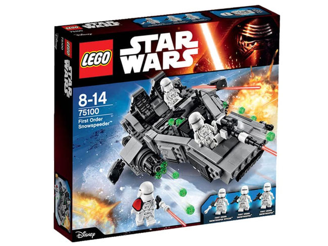 Bei der Bestellung im Onlineshop der-Wegweiser erhalten Sie das Lego Paket 75100 "Star Wars First Order Snowspeeder".