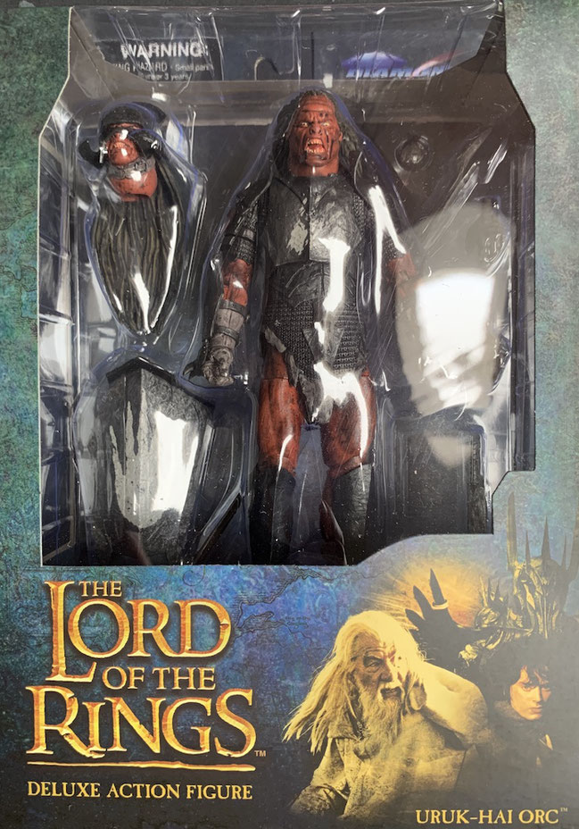 Uruk-Hai Orc Herr der Ringe Actionfigur 18cm Diamond Select 