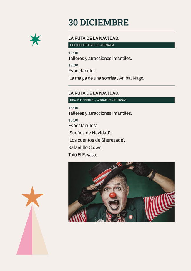 Programa de la Navidad en Agüimes