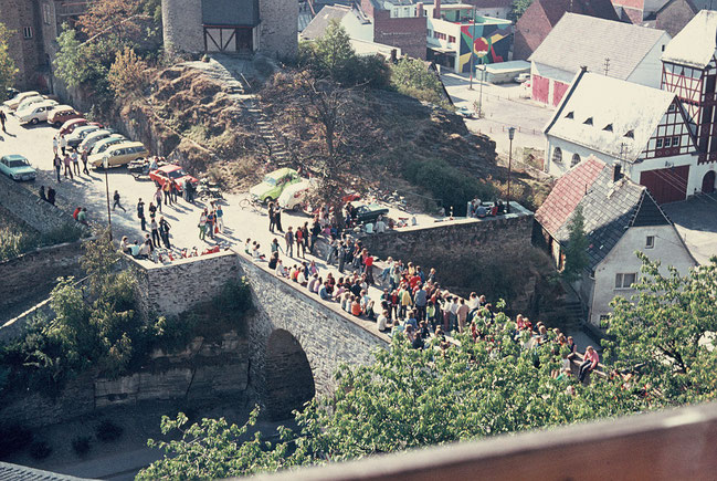 Blick auf die Schlossbrücke in den 70ern