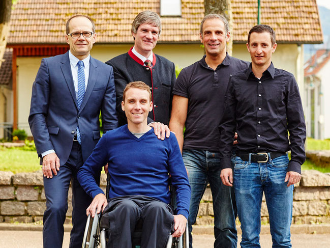  Jochen Brachs, Christian Rasch, Patrik Faller, Sebastian Eckmann (v.l.n.r.) und vorne Benjamin Rudiger © Silja Herrmann