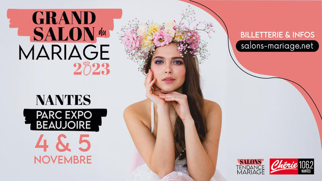Salon Tendance Mariage de Nantes 4 et 5 Novembre 2023