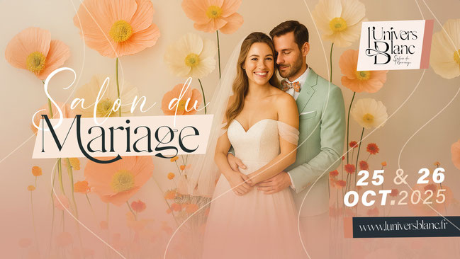 Salon du Mariage "L'Univers Blanc" - 25 et 26 Octobre 2025
