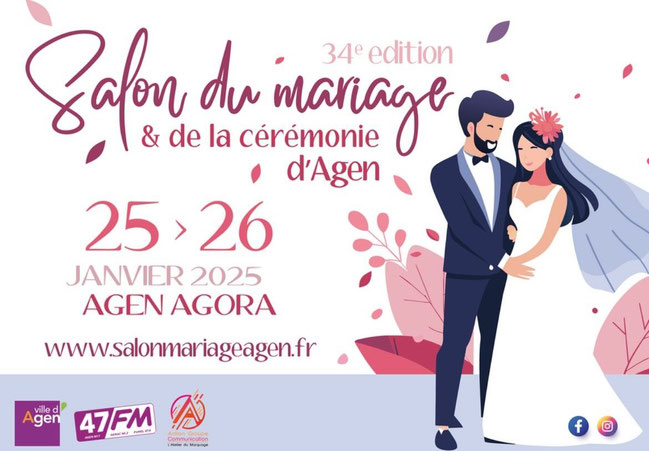 Salon du Mariage d'Agen 25 et 26 Janvier 2025