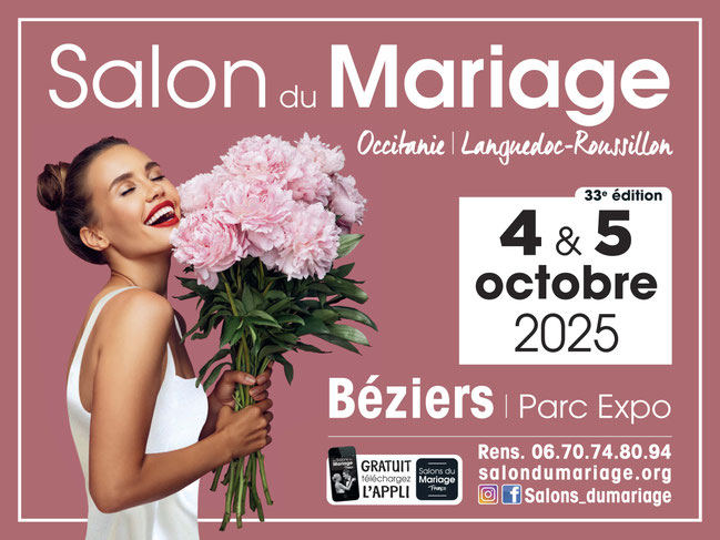 Salon du Mariage de Béziers 4 et 5 Octobre 2025