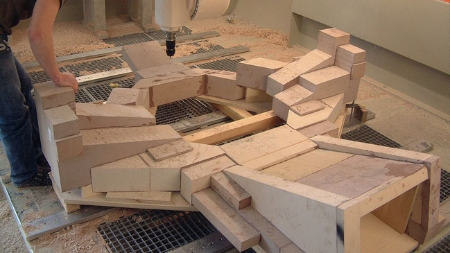 Setting up of one raw mold for machining