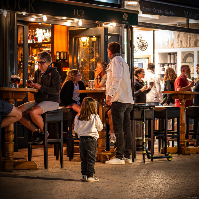 Bandol am Abend I, Streetphotography