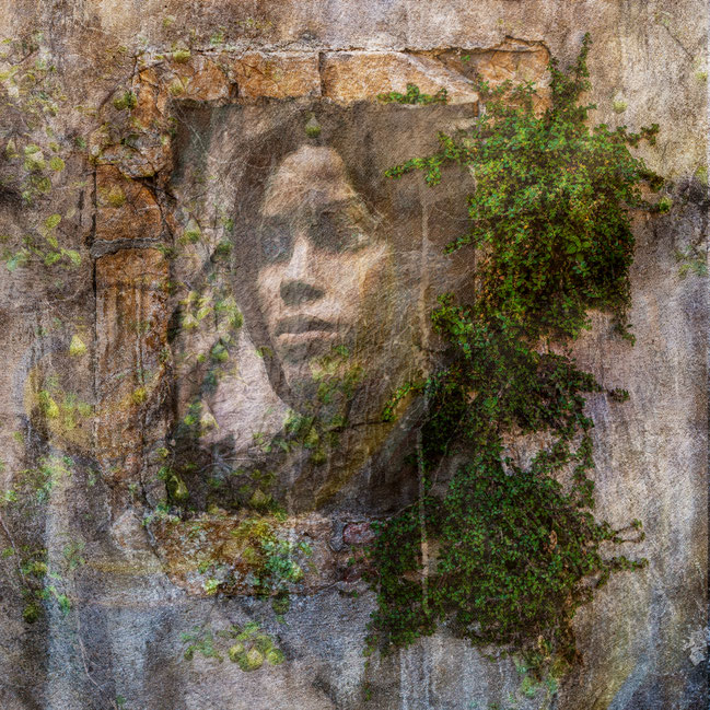 Vergänglichkeit III, fotobasierte Kunst, Leinwand