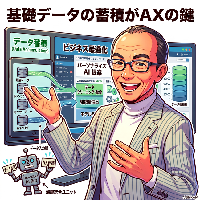 基礎データの蓄積がAXの鍵