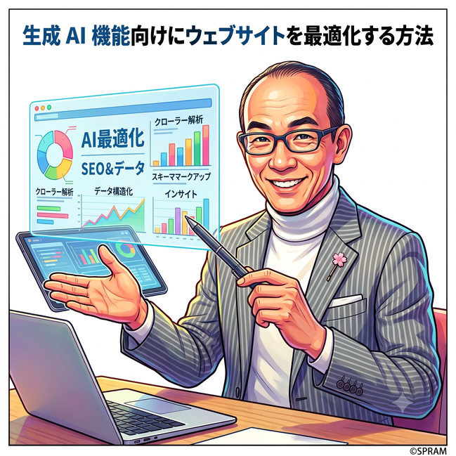 ▲生成 AI 機能向けにウェブサイトを最適化する方法