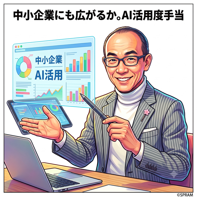 中小企業にも広がるか。AI活用度手当